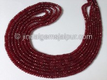 Longido Ruby Faceted Roundelle